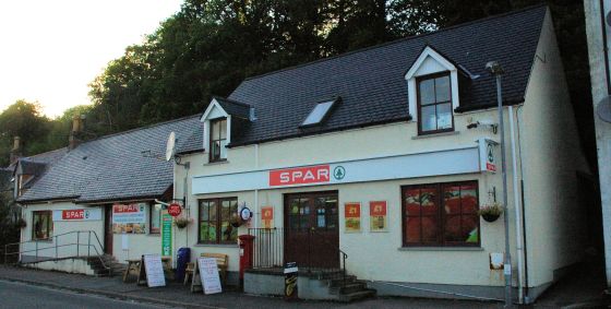 The Spar Shop filling station is open 24 hours a day using card-operated pumps.